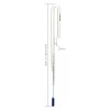 LANDEN Aquarium Thermometer for Rimless 10mm White Scale Background for