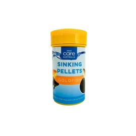 Aqua Care Sinking Pellets Goldfish 53g - High Nutritional Value, Promotes Growth, Easy to Digest, Good Health, Suitable for Aquarium & Pond, Fish Food