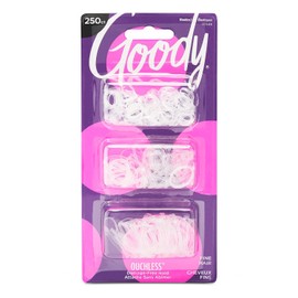 Goody Classics Polybands elástico, Multi 250 en transparente, 0.649 onzas, 1-paquete