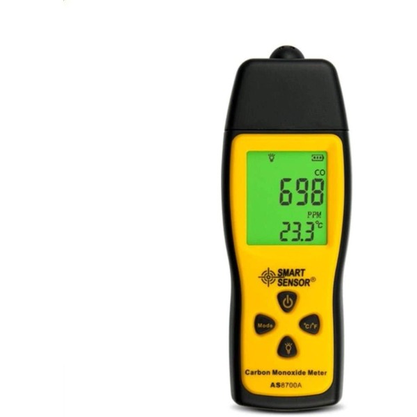 Smart Sensor Handheld Carbon Monoxide Meter Portable CO Gas Leak