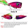 Hard Swimbaits,Realistic Hard Bait with Feather - Top Water Fishing