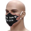 Designer Protective Mask I AM from Austria Elegant Embroidered Mouth