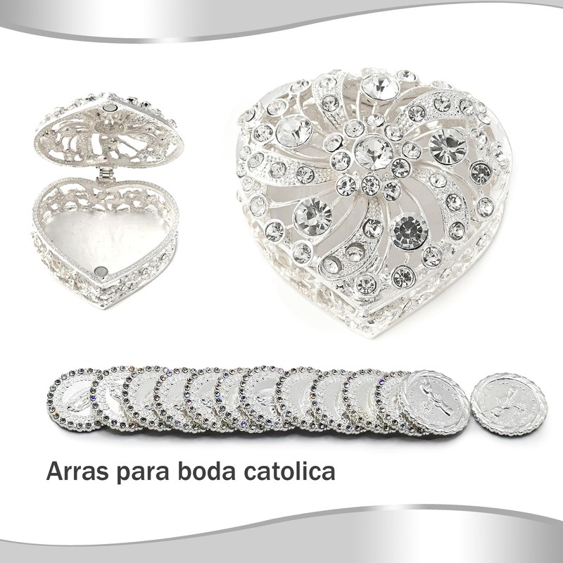 FANYX Arras Para Boda Catolica, Wedding Arras Coins Set, Accessories