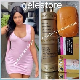 final gold 2pc Original Final White Gold. Extra Fort Advanced Lightening Body Lotion & Soap