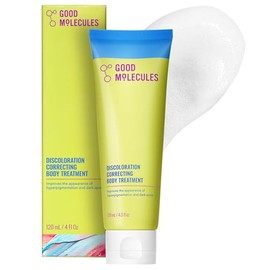 Good Molecules - Tratamiento corporal corrector de decoloración, 120 ml/4 oz, crema hidratante con ácido tranexámico, LHA y niacinamida para la hiperp