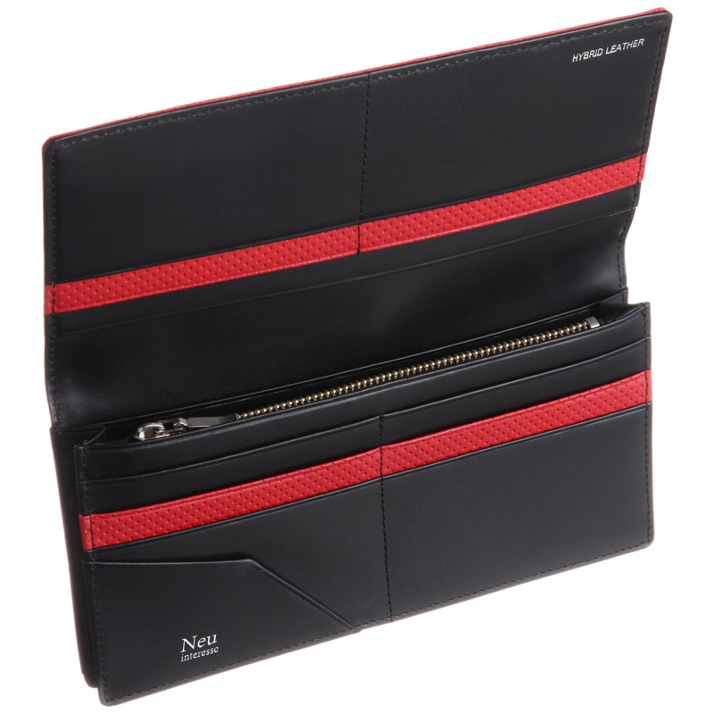 Neu Intelesse Searle Long Wallet with Coin Pocket, multicolor (black