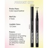 Matte Liquid Eyeliner Pen, Waterproof, Colourful Eyeliner Pen Lasts 24