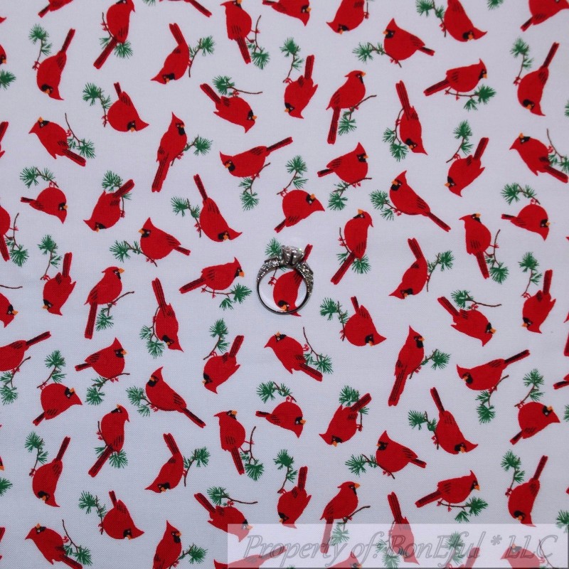 Benartex BonEful Fabric FQ Cotton Quit Red Lobster Seafood Crab