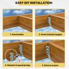 25 pcs 2x6 Joist Hanger,LU26 20 Gauge Double Shear Face