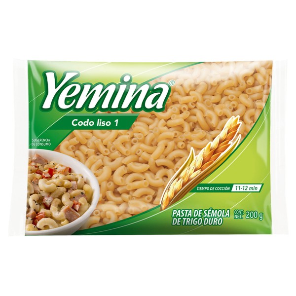 Yemina Sopa de Codo Liso No. 1 200 g