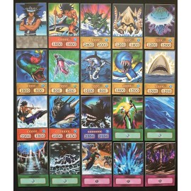 Yugioh Anime Card 20 Card Set- Mako (The Legendary Fisherman, Umi, Etc