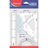 Zestaw start medium linijka 20 cm 2 ekierki katomierz