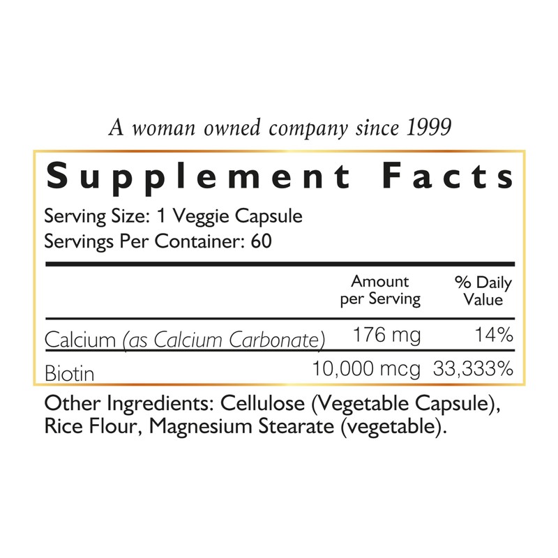 Cocó March N.M.D Molecular Biotin - 10,000 mcg, Supports Healthy