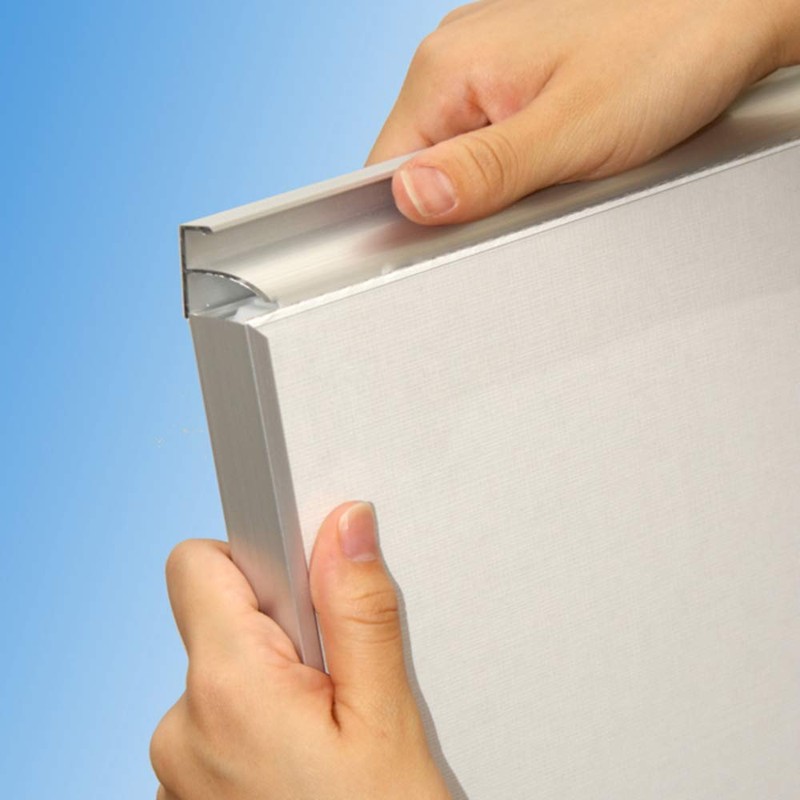Sofken 022199 Aluminum Picture Frame, Solid 5, A4, Silver