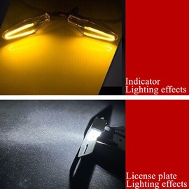 License Plate Holder Compatible with S1000RR 2009-2018 HP4 2012-2020 S1000R 2014-2020, Fender Eliminator Tail Tidy Turn Signals Rear