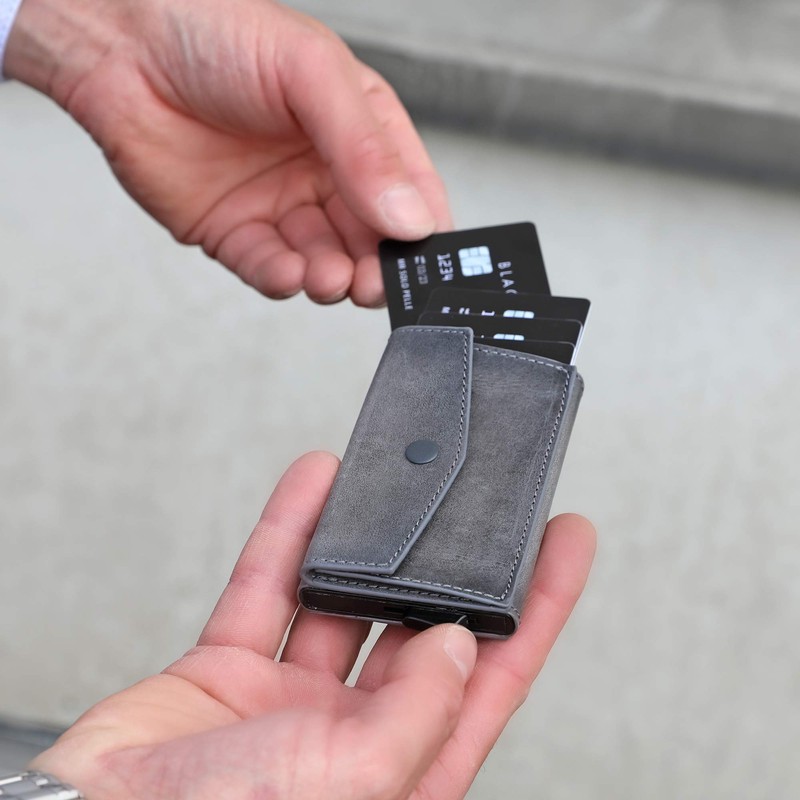 Solo Pelle Leather Slim Wallet with RFID Protection for up