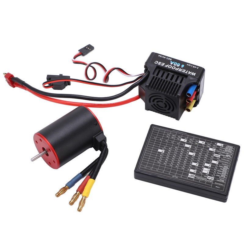 RC Brushless 60A ESC Combo Kit with 3650 4300KV Motor