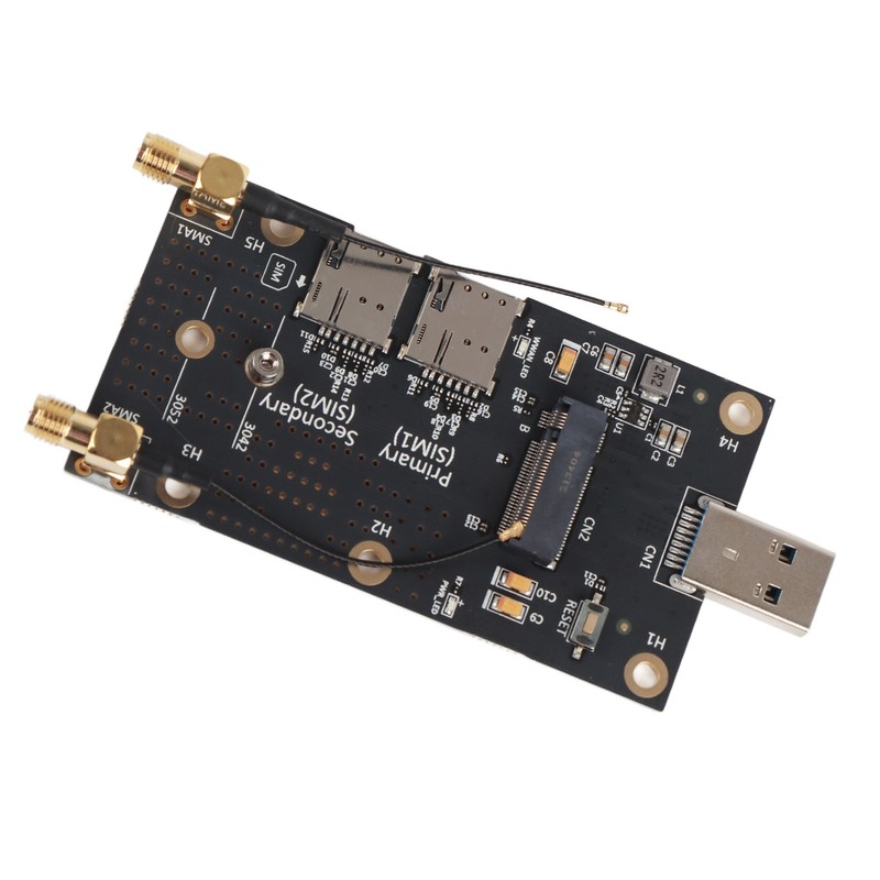 NGFF M.2 to USB3.0 Adapter Dual SIM Card Slot LTE