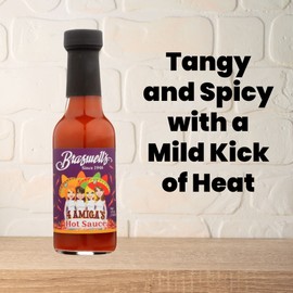 Braswells Four Amigas Hot Sauce, 5 Ounce, Pack of 1