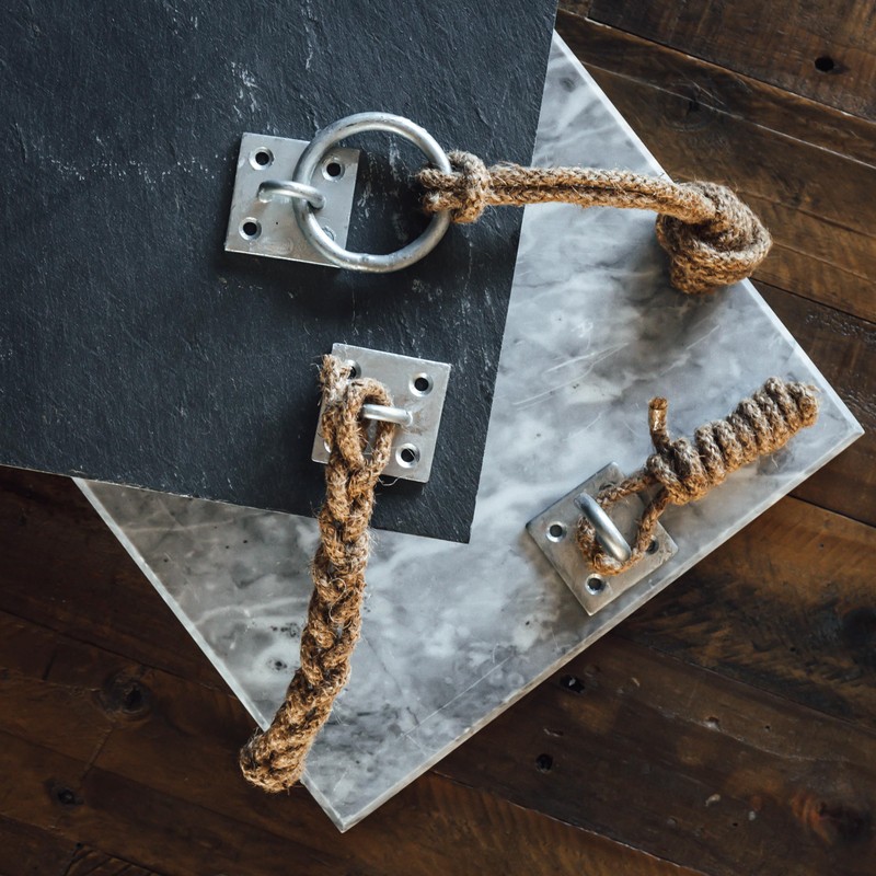 Hardware Solutions - Ring on Plate - For Chain to