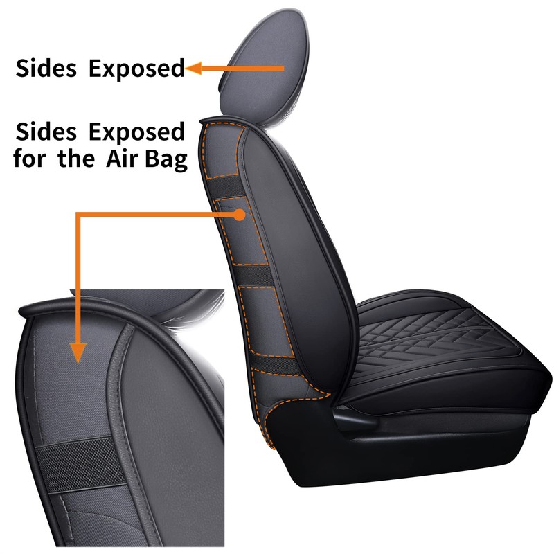Tomatoman Toyota Tacoma Seat Covers Front Custom for 2005-2022 2023