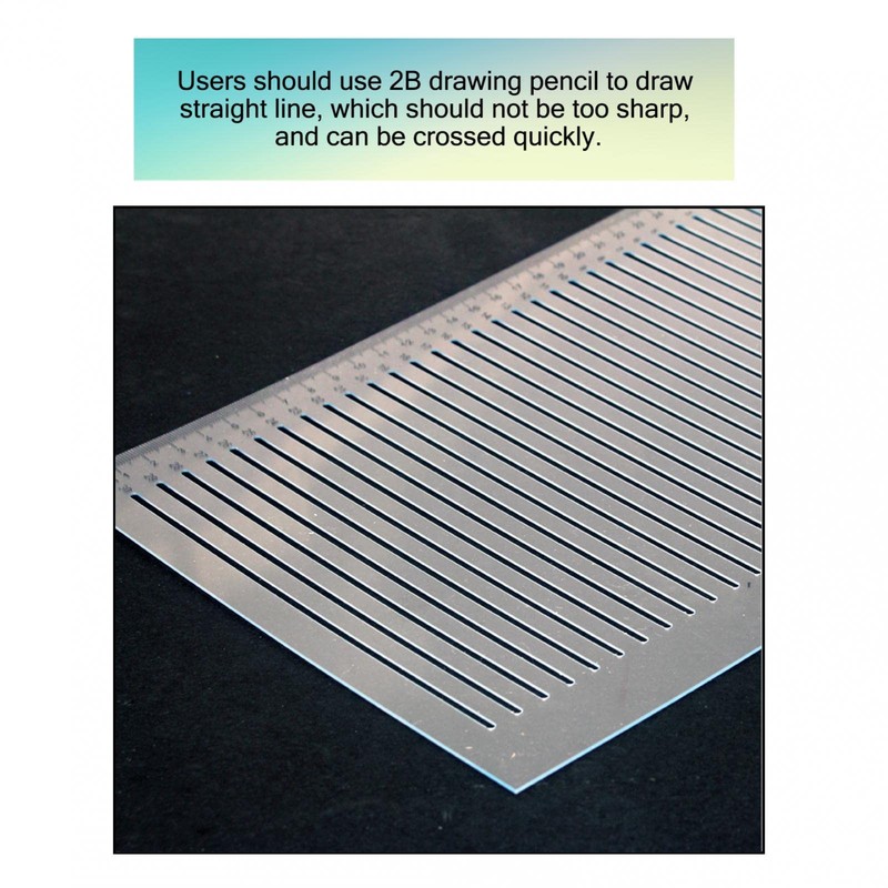 Scale Infinite Straight Rulers Plastic Measuring Ruler 28cm Plastic Ruler