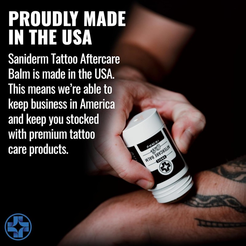 Sanibalm Tattoo Aftercare Cream €" Lubricates and Moisturizes €" 100%