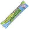 Face Twisters Sour Bubble Gum Straws, Green Apple, 2 Ounce
