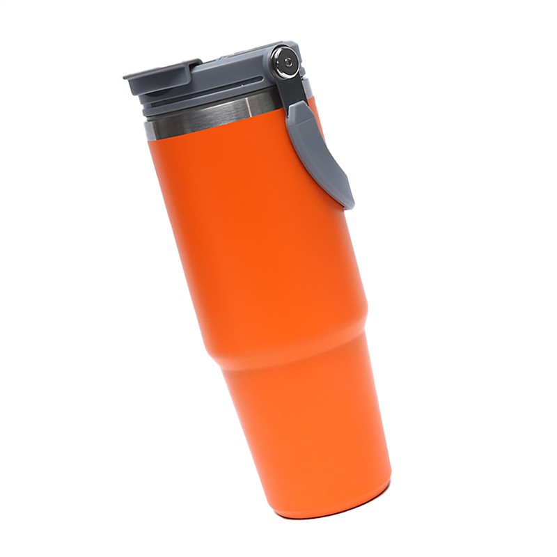 Insulated Water Bottle 890ml Stainless Steel Portable Car Thermal Coffee