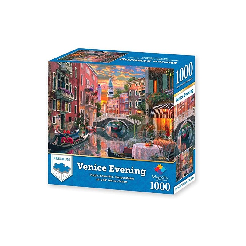 Majestic by Springbok - Venice Evening - 1000 Piece Jigsaw