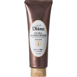 Moist Diane Extra Damage Repair Hair Mask 150g - Organic Argan Oil & Cuticle Keratin (Green Tea Set)