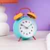 FISURA Analogue alarm clock multicolour without ticking. Alarm clock with