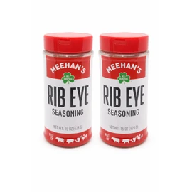 Meehan’s Ribeye Seasoning – Steak Seasoning for Grilling & Cooking, Bold Flavor, 15 oz Shaker (2 Pack)