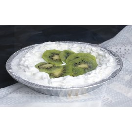 D&S* MART Round Aluminum Foil Pans 4x19 cm (50 Pack) | Disposable Tin Pan for Baking, Cooking, Heating, Storage, Roasting, & Reheating & Food Storage