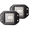 LIGHTFOX 2 PCs Flush Mount LED Pods 5 Inch 30°