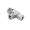 Φ1/4, 3 Way Tee Quick Connector, Push to Connect Air