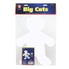 Hygloss White People Shapes Cut-Outs – Pack of 25 Paper