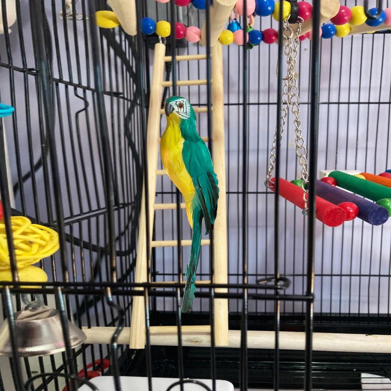 2pcs Birdie Basics Wooden Ladder for Bird Cage Climbing Ladder