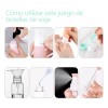 Contenedores De Viaje, Botella Viaje De Silicona,17piezas