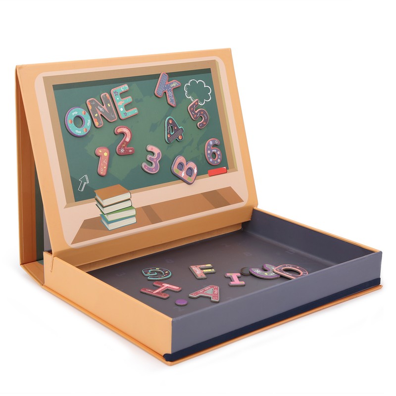 Kids Magnetic Jigsaw Puzzle DIY Paper Drawing Board Children Educational