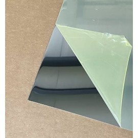 Mr Metal Aluminum Mirror Finish Trim Aluminum Anodized .024" Thick - Garages, House, Trailers, etc - 4"x96"