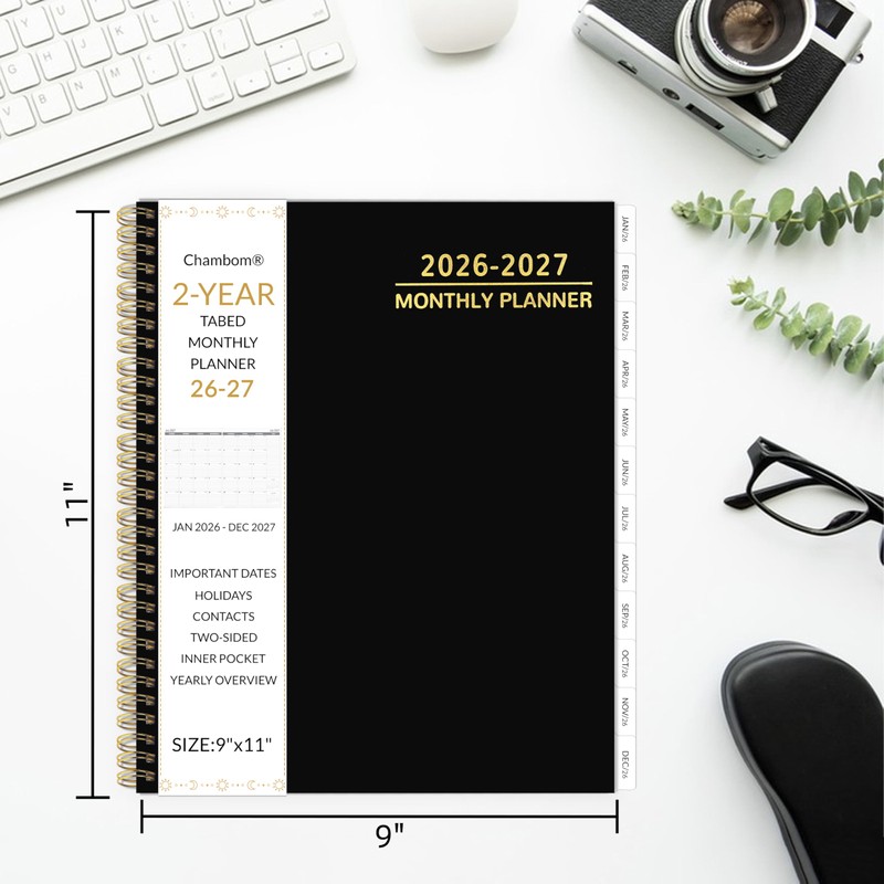 2026-2027 Monthly Planner 2 Year Monthly Planner/Calendar 2026-2027, 24 Months