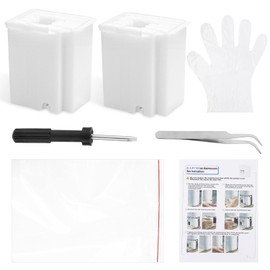 Tinoaly 2pcs Waste Ink Pad Replacement Compatible with EPSON Ecotank ET-2800 ET-2803 ET-4800 ET-2400 ET-2720 ET-4700 ET-2711 L3110 L3250 L3150 L3210 Printers, Waste Ink Pad with Absorbent Sponge