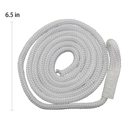 ZHYOHEN 4PCS Double Braided Nylon Fender Rope Yacht Fender Rope Marine Rope Tie Down Rope Ball Rope Accessory for Suspended Boat Bumper White