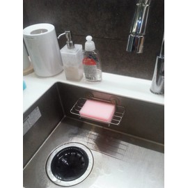 Nihon SIKA Chemical Industries High Home Clean Sponge with Good Drainage and Hygienic, Pink 3.0 x 4.5 x 1.4 inches (7.5 x 11.5 x 3.5 cm)