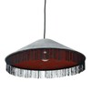 Cotton Velvet Pendant Light with Decorative Fringe Ceiling andKitchen Lights
