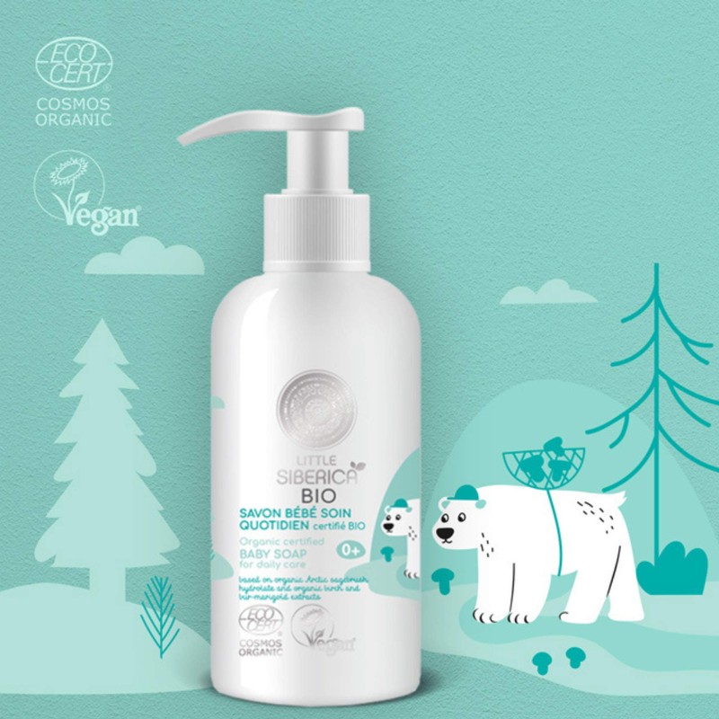 Little Siberica Organic Baby Soap for Daily Care 250 ml
