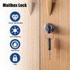 Dalephoric Pack of 2 Letterbox Lock, 16 mm, Locker Lock