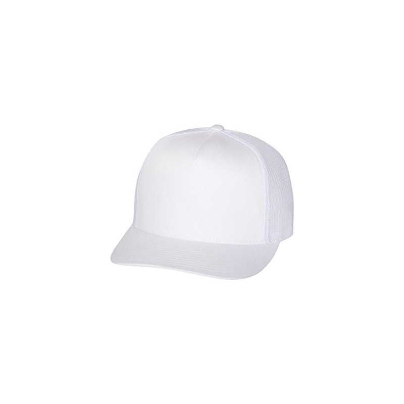Yupoong Five-Panel Classic Trucker Cap. 6006 - White