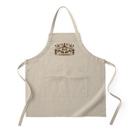 CafePress Live Love Nutrition BBQ Kitchen Apron with Pockets, Grilling Apron, Baking Apron